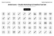 Artist Icons – Studio Workshop & Cre, an Icon by Wencory (Thumbnail 1 of 2)