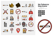 No Tobacco Day Icon Pack, a Duotone Icon by erifqizeicon (Thumbnail 2 of 3)