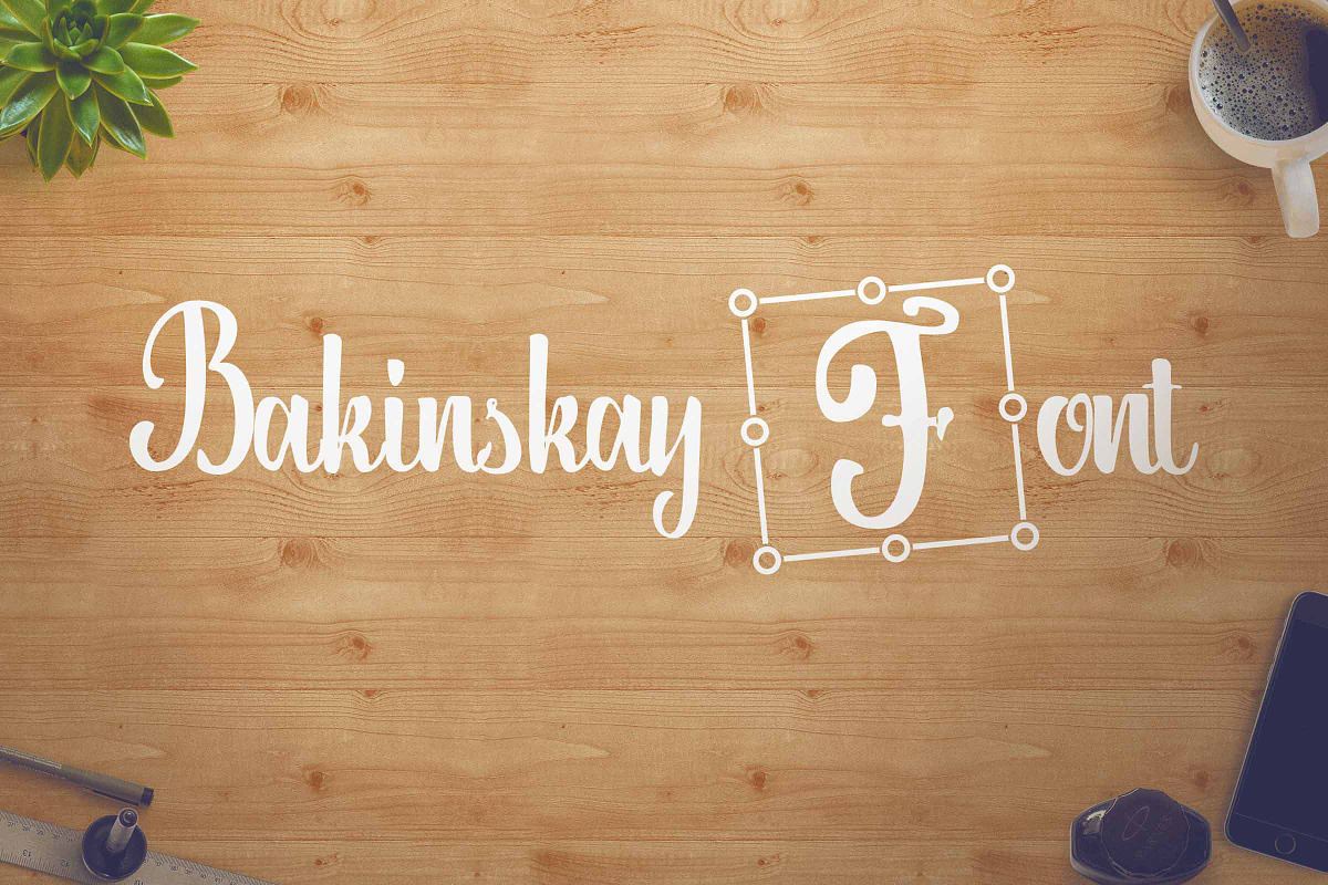 Bakinskay Handmade Font Brush