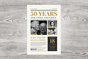 Wedding Anniversary Invitation, an Invitation Template by Guuver (Thumbnail 1 of 3)