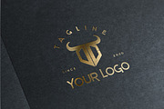 DD ox scull logo. Bull shield, a Branding & Logo Template by Alexandra De Angelis (Thumbnail 2 of 4)