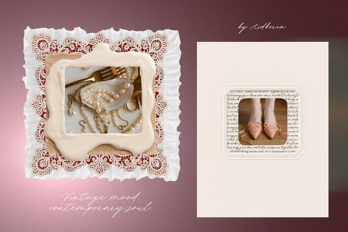 Boutique Frame Library. Lace & Paper, an Object Graphic by Lidberia (Photo 7 of 10)
