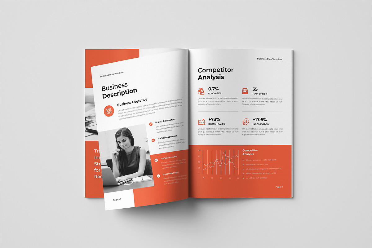 Business Proposal Brochure Template, a Brochure Template by Spark_Creative (Photo 6 of 15)