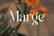 Marge - Elegant Serif Font, a Serif Font by Graphicxell (Thumbnail 1 of 8)