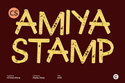 CS Amiya Stamp, a Handwritten Font by Craft Supply Co. (Thumbnail 1 of 8)