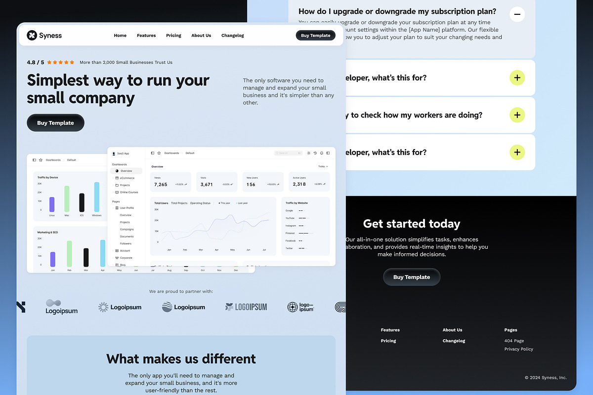 Syness — Marketing Framer Template, a Websites & App Template by Middltone (Photo 2 of 4)