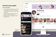 YouTube Branding Kit - Floral Pastel, a Social Media Template by KloudCanvas (Thumbnail 2 of 7)