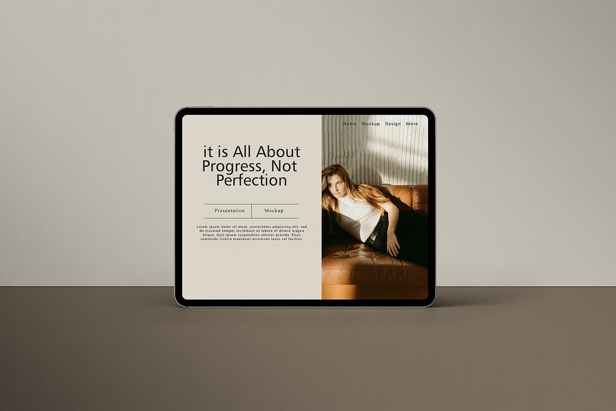 iPad Pro Mockups - Scene Creator, an iPad Mockup by Tahtagraphic (Photo 3 of 16)