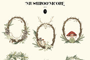 MUSHROOMCORE watercolor forest, a Seasonal Illustration by LiChu Art (Thumbnail 10 of 17)