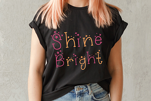 Starkly Sparkly Stars Font