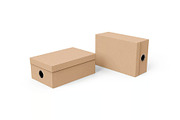 Kraft shoe box mockup, a Packaging Mockup by zphotographystudio (Thumbnail 3 of 11)