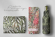 Pink Tropical Seamless Pattern, a Pattern Graphic by Bigio Designs (Thumbnail 5 of 8)