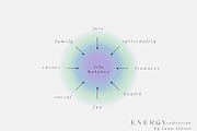 ENERGY gradient & infographic, an Object Graphic by Lana Elanor (Thumbnail 2 of 12)