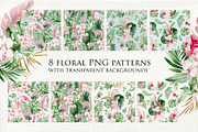 Tropical fantasy, a Pattern Graphic by Antikva17 (Thumbnail 4 of 6)