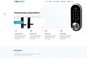 AT Locky Onepage WordPress Theme