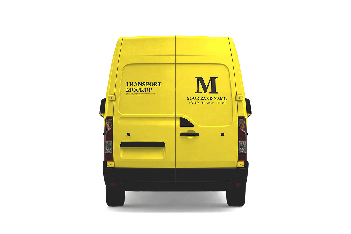 Pickup Truck & Delivery Van Mockup, an Advertising Mockup by graphypix (Photo 14 of 15)