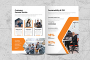 Annual Report Brochure Template, a Brochure Template by White Graphic (Thumbnail 7 of 11)