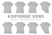 Port & Company LPC54V Ladies V-Neck, a Shirt Mockup by Pixel Sauce™ (Thumbnail 6 of 7)
