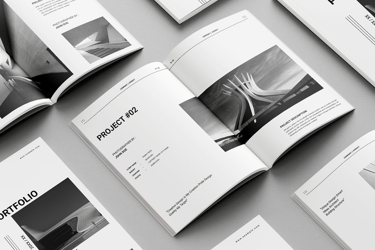Architecture Portfolio - Canva, INDD, a Brochure Template by Work-Envance (Photo 2 of 15)