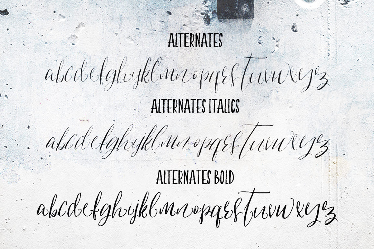 Indulgence Script Font Duo, a Script Font by Creativeqube Design (Photo 14 of 18)