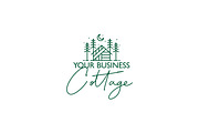 Nature Wood Cottage Logo Business, a Branding & Logo Template by Signatoro (Thumbnail 4 of 4)