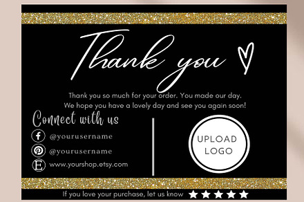 Printable  Thank you Cards small Bus, a Business Card Template by MORION
