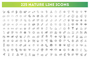 Big natural icon set, an Outline Icon by Tettygreen (Thumbnail 1 of 4)