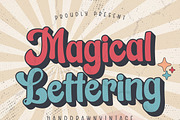 Magical Lettering, a Handwritten Font by Mini_World (Thumbnail 1 of 10)