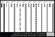 29 STANDARD SEWING MACHINE BRUSHES, a Brush Add-On by Pickover Designs (Thumbnail 5 of 6)