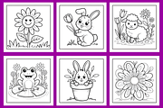 Bold & Easy Spring Vibes Color Pages, a Decorative Illustration by Design Station (Thumbnail 3 of 4)