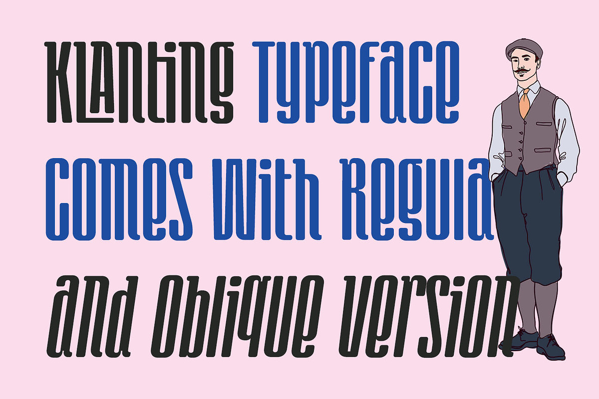 Klanting - Condensed Display Font, a Sans Serif Font by Kulokale (Photo 6 of 10)