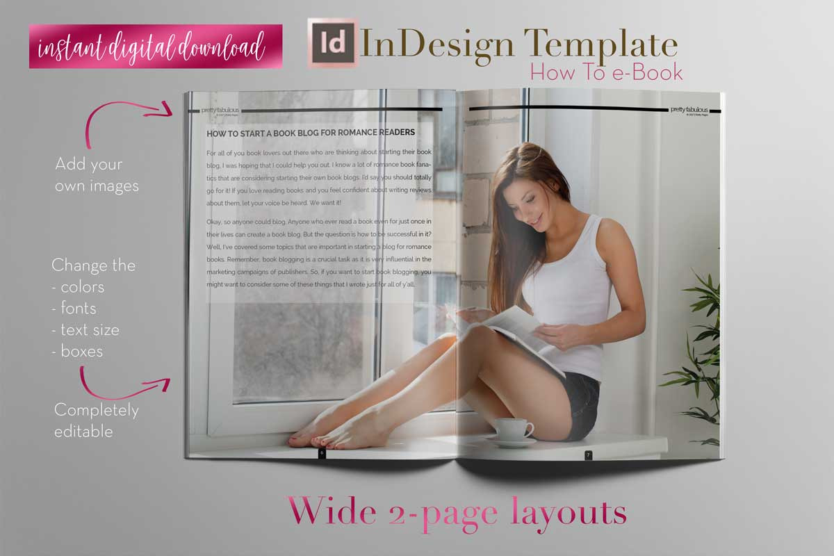 How To e-Book | InDesign Template, a Magazine Template by Planner Templates (Photo 6 of 12)