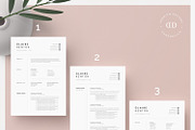 1, 2 and 3 Page Word Resume Template, a Resume Template by DemeDesign (Thumbnail 3 of 7)