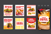 Canva | Restaurant Instagram Kit, a Social Media Template by Jiwstudio (Thumbnail 13 of 14)