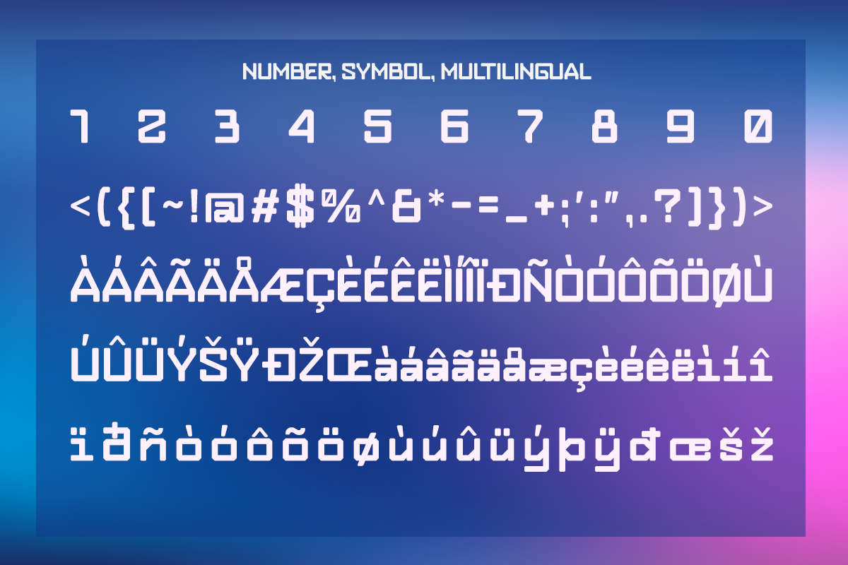 Ersiqust - Futuristic Monospace Font, a Sans Serif Font by RagamKata (Photo 10 of 10)
