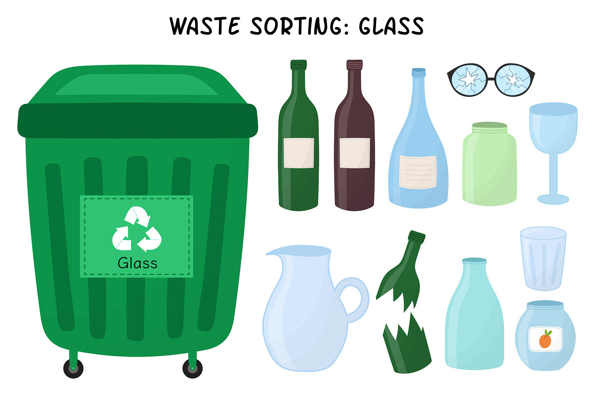 Waste Sorting Collection, a Food Illustration by Gulnara Sabirova (Photo 8 of 9)