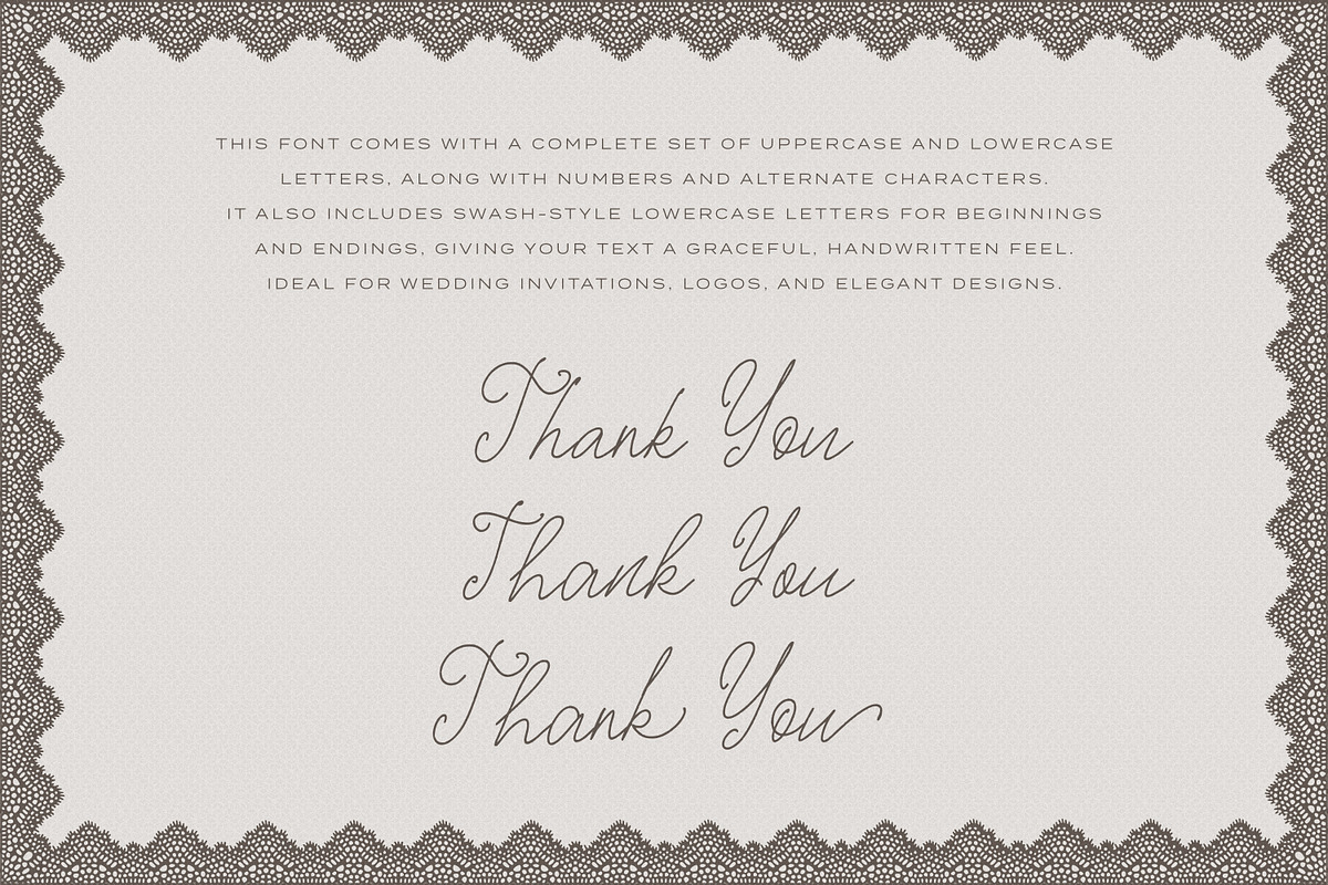 Atelier Royal Elegant Wedding Font, a Script Font by AnMark (Photo 19 of 20)