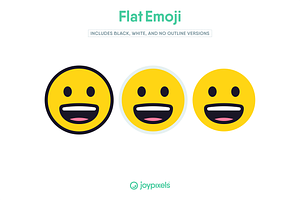 Flat Emoji Icons By JoyPixels