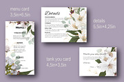 Invites with White Spring flowers, an Invitation Template by Digital illustration shop (Thumbnail 3 of 5)