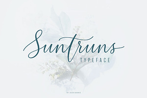 Suntruns Typeface