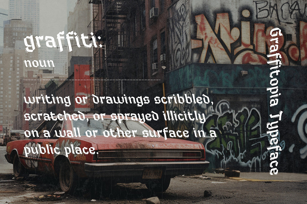 Graffitopia - Urban Graffiti Font, a Script Font by HipFonts (Photo 5 of 10)