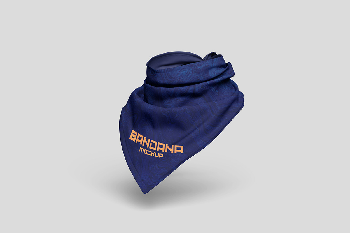 Bandana Mockup, a Product Mockup by bimockup (Photo 5 of 6)