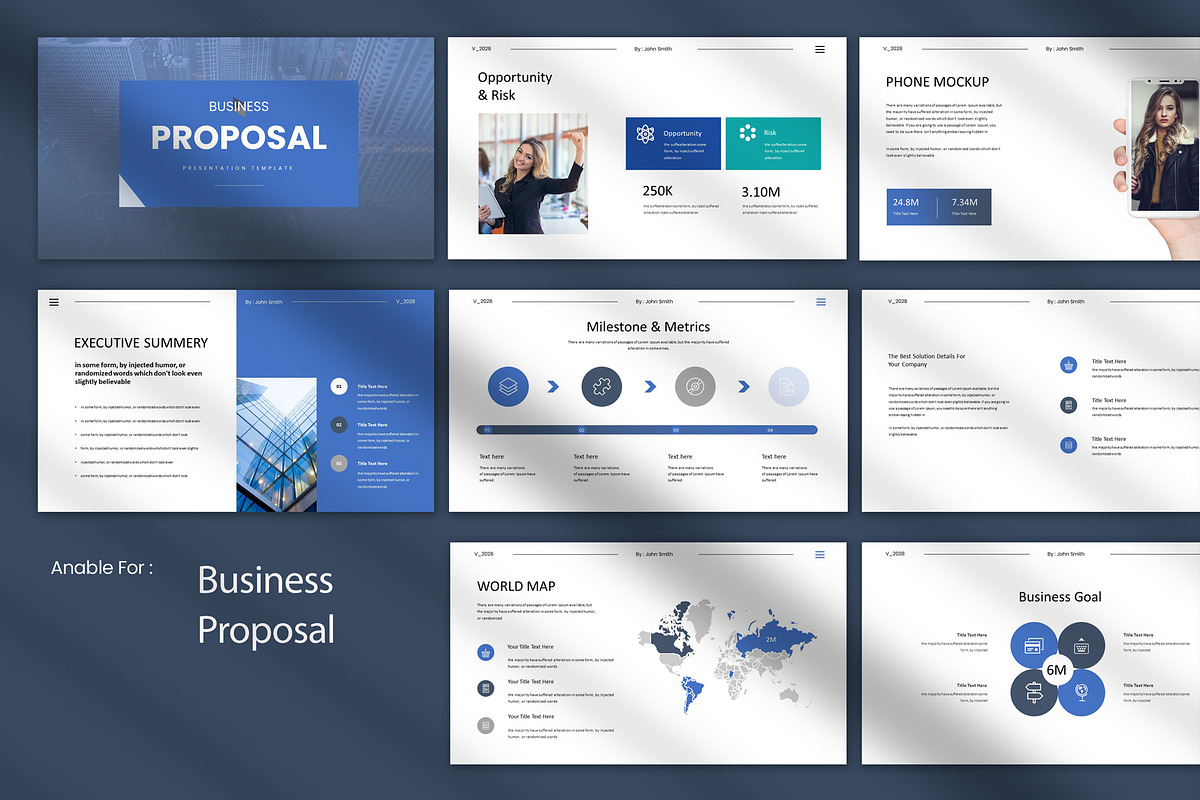 Business Proposal Template, a Presentation Template by Pradaxa (Photo 4 of 7)