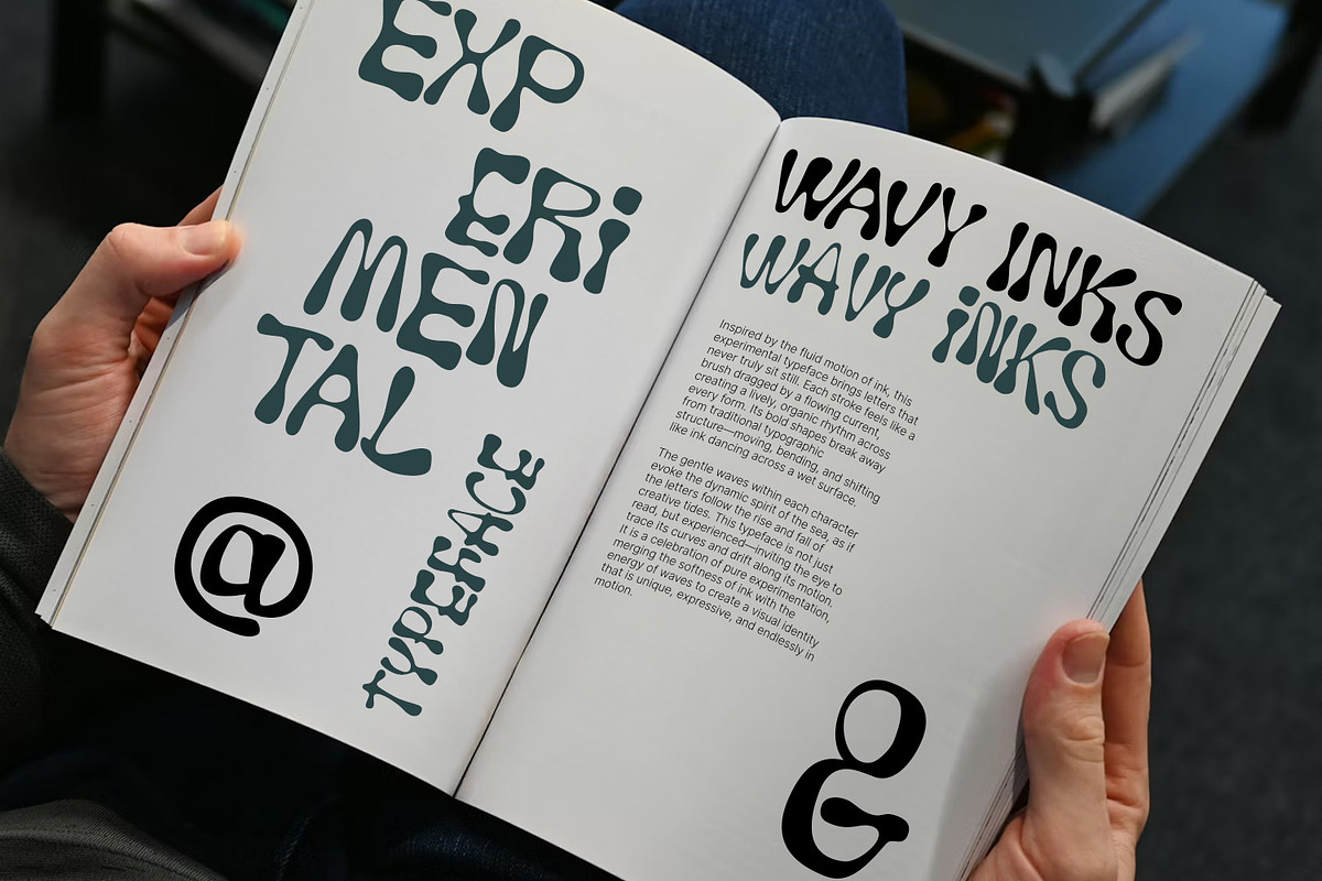 Wavy Inks, a Handwritten Font by Nathatype (Photo 7 of 11)