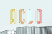 Aclo font, a Font by Pedro Azedo (Thumbnail 1 of 7)