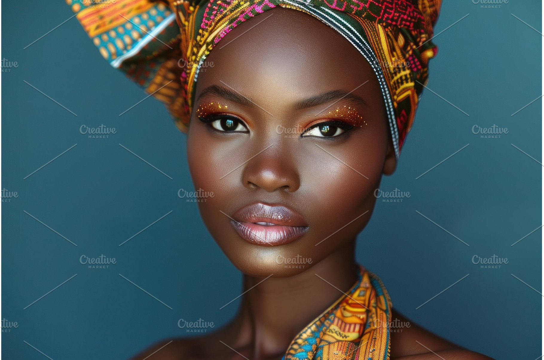 Fashion model wearing colorful, a Beauty & Fashion Photo by Ylivdesign