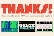 Pinpush - Retro Sans Serif Display, a Sans Serif Font by BTYPE (Thumbnail 13 of 13)