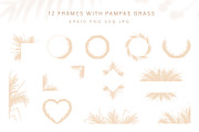 Pampas grass Frame collection, an Illustration by KeronnArt (Thumbnail 2 of 2)