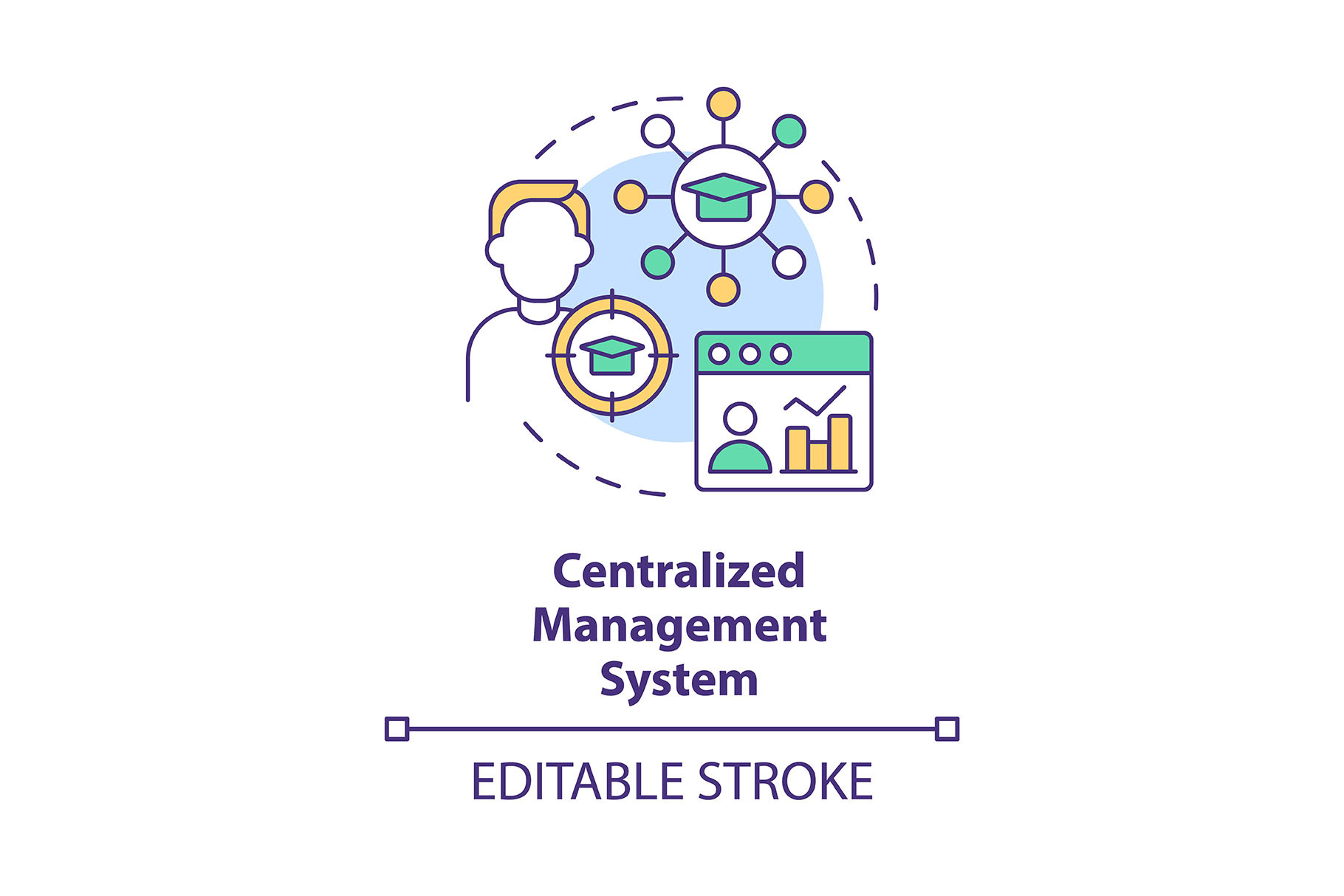 Centralised management system, an Icon by IMG Visuals
