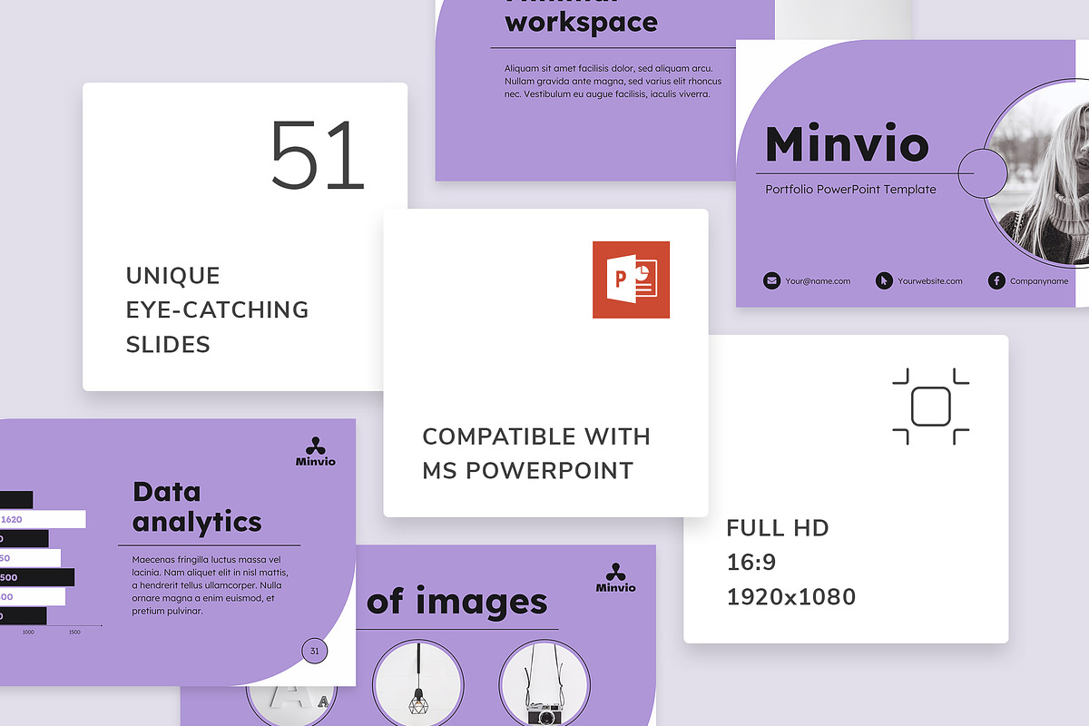 Presentation Portfolio, a Presentation Template by TemplatesNow! (Photo 2 of 14)